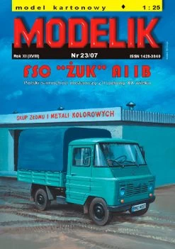 Modelik 23_07 FSC ŻUK A 11B Polski Samochód Dostawczy Z II Połowy XX Wieku