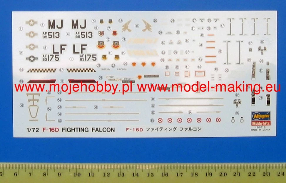 Hasegawa D15 F-16D Fighting Falcon - Image 2