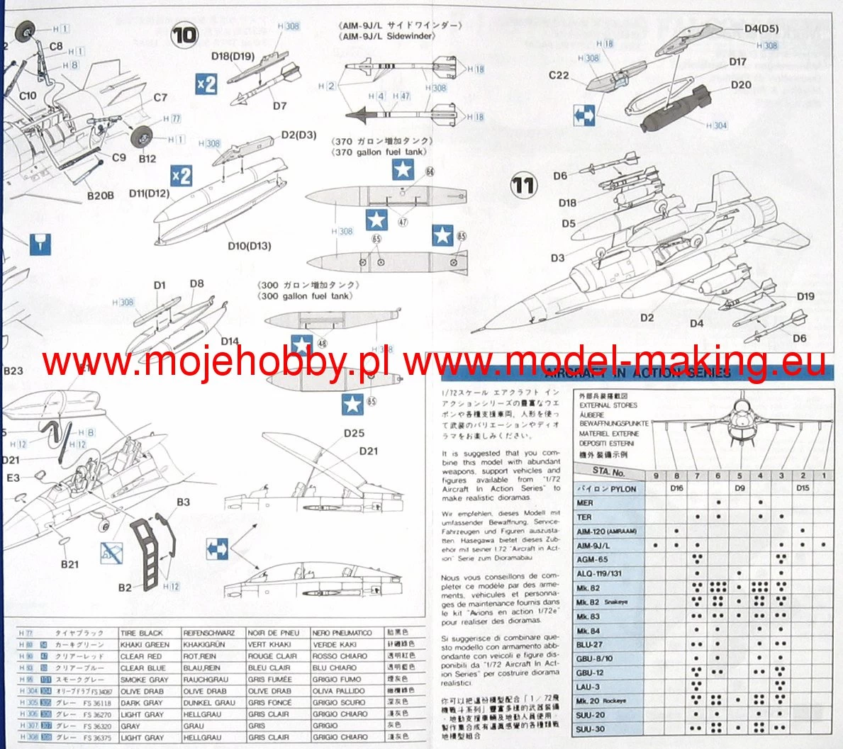 Hasegawa D15 F-16D Fighting Falcon - Image 7