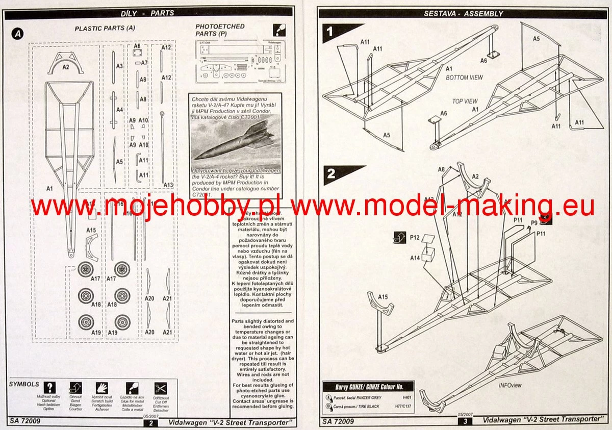 Special Armour 72009 Vidalwagen V-2 Road Transporter - Image 4