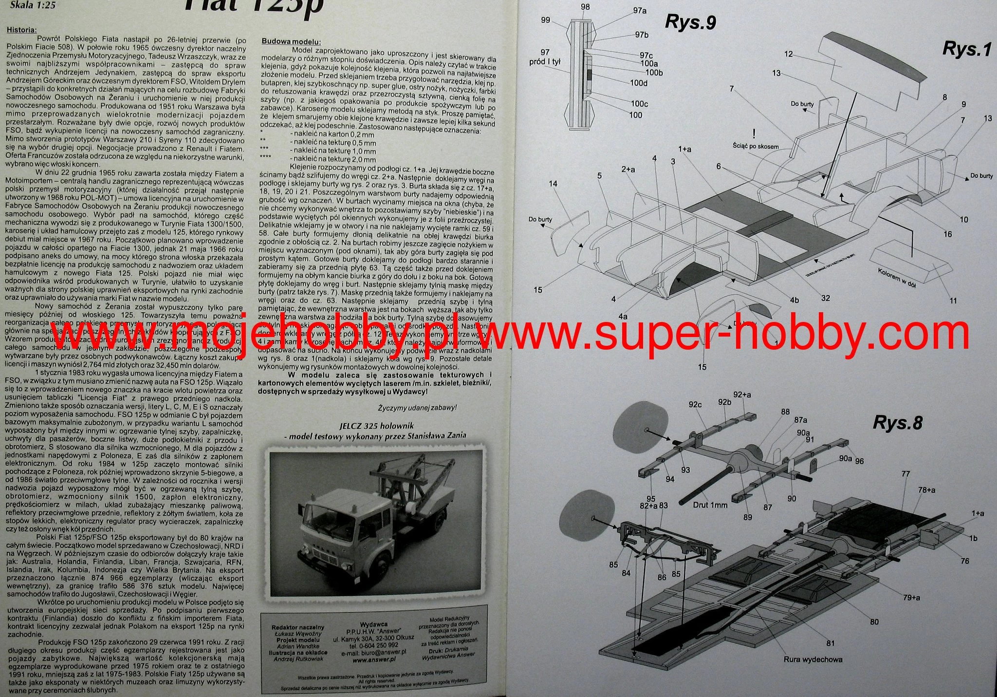 Answer KS7-2016 Samoch贸d Osobowy FIAT 125p TAXI - Image 3