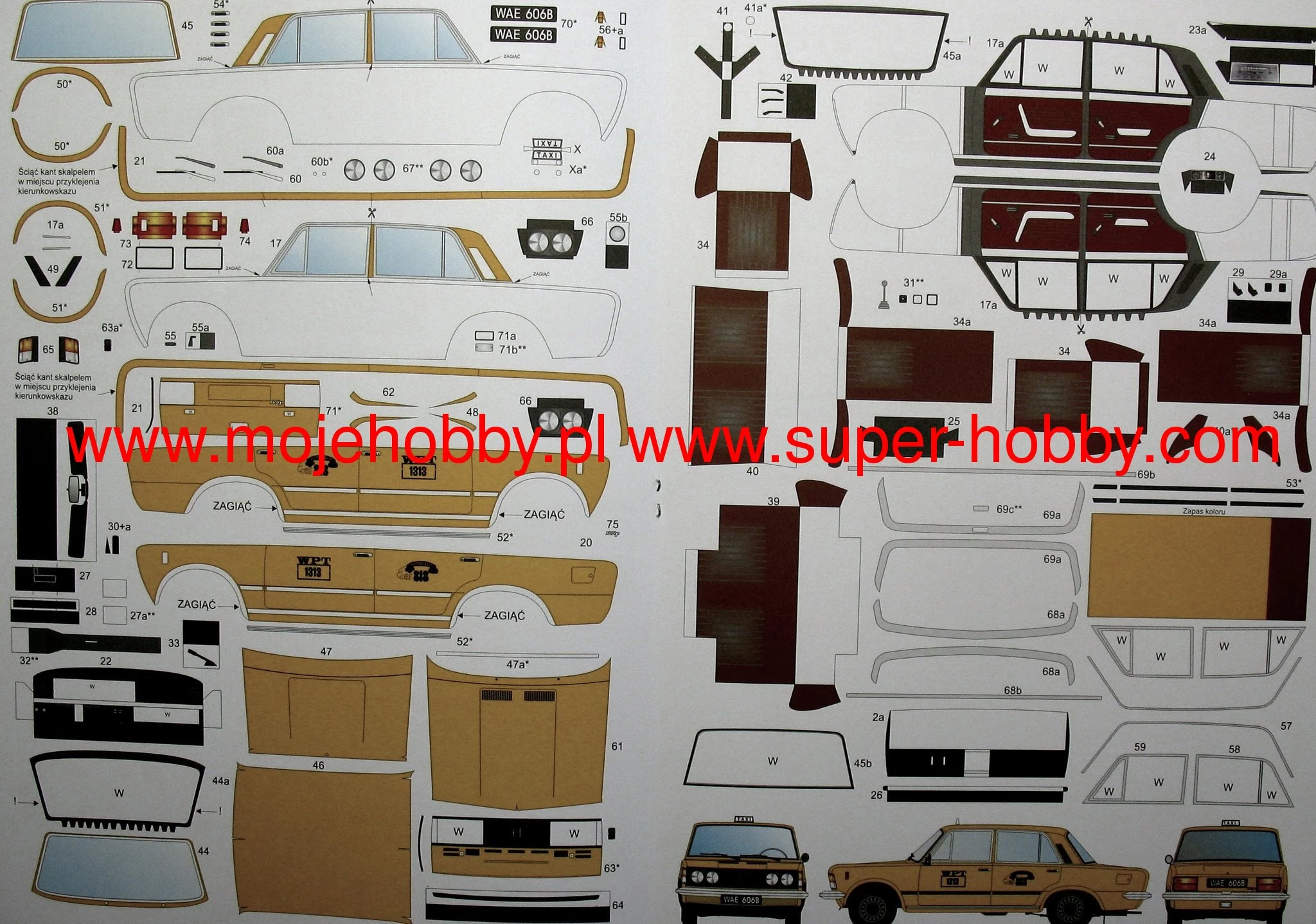 Answer KS7-2016 Samoch贸d Osobowy FIAT 125p TAXI - Image 5