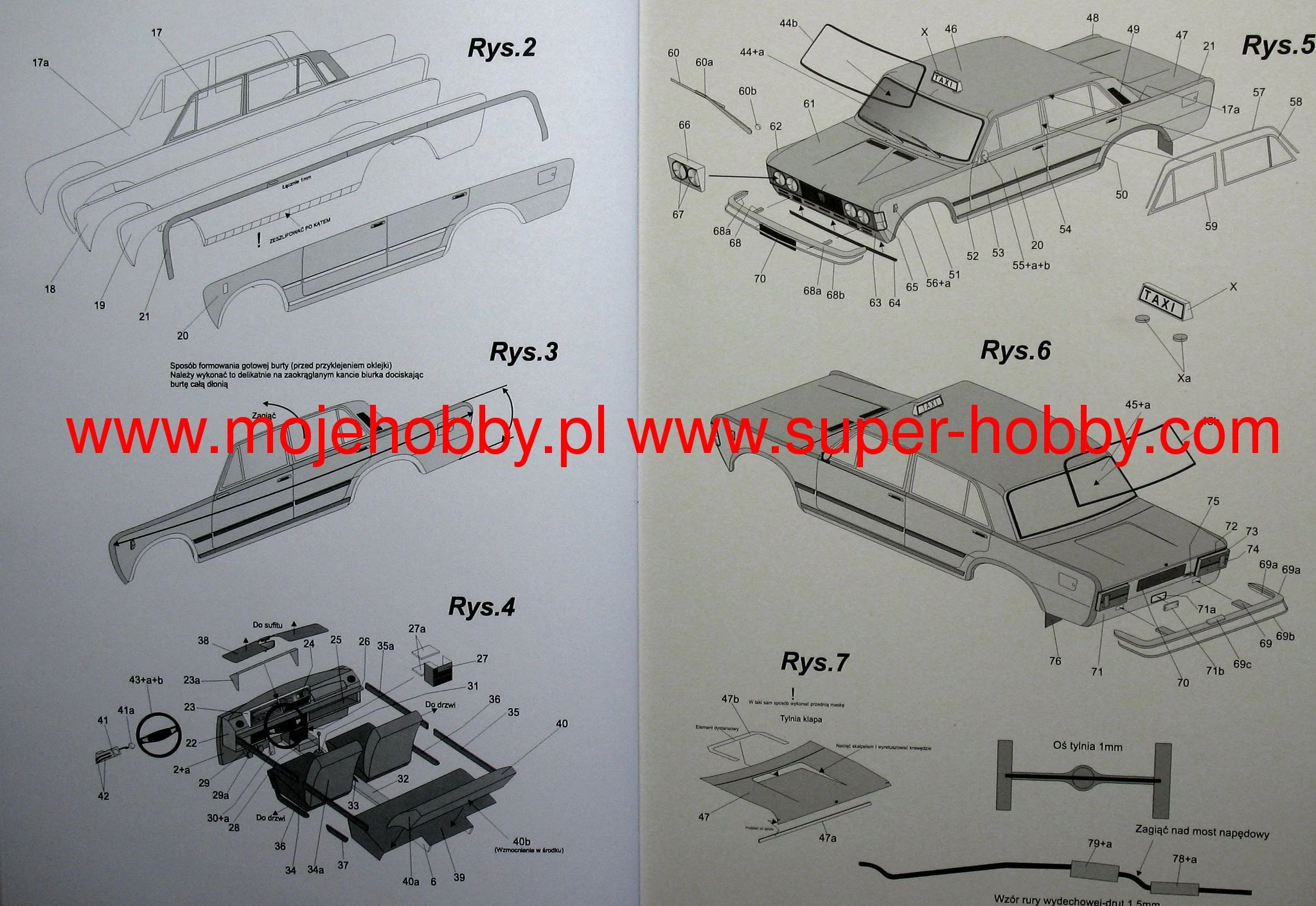 Answer KS7-2016 Samoch贸d Osobowy FIAT 125p TAXI - Image 7