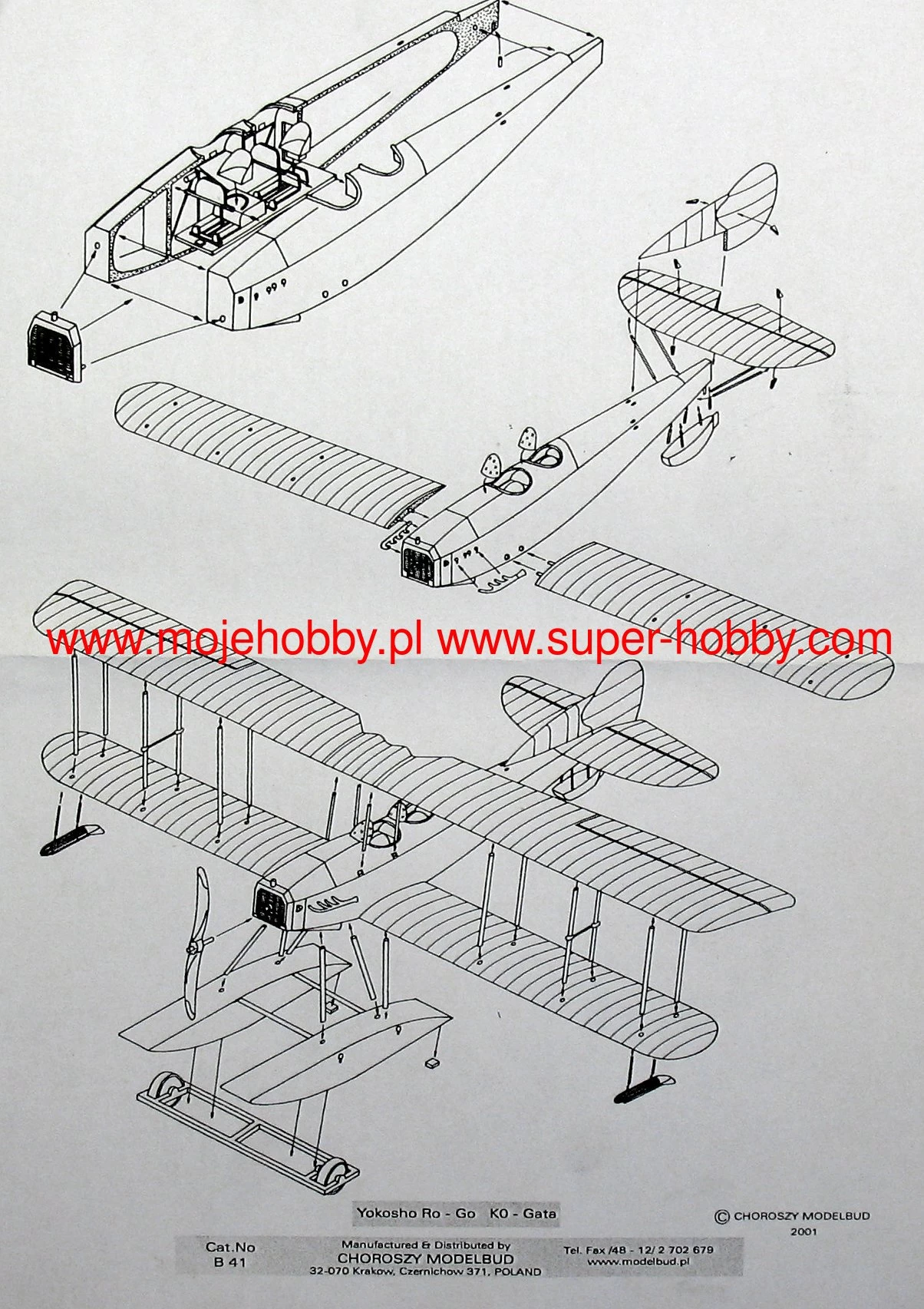 Choroszy Modelbud B41 Navy Yokosho Ro-Go Ko-Gata H Reconnaissance Seaplane - Image 9