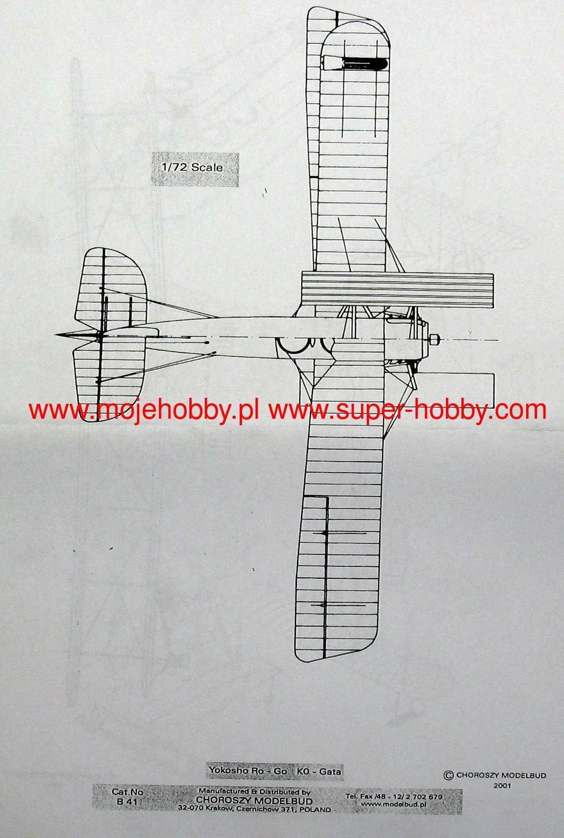Choroszy Modelbud B41 Navy Yokosho Ro-Go Ko-Gata H Reconnaissance Seaplane - Image 10