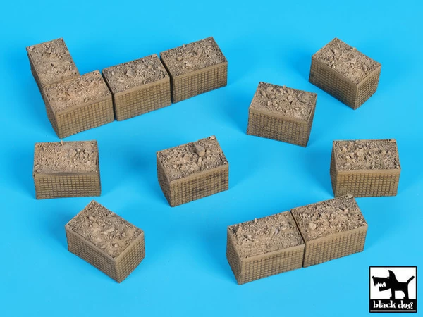 Black Dog D72033 Sandbag Armored Wall (HESCO) 2