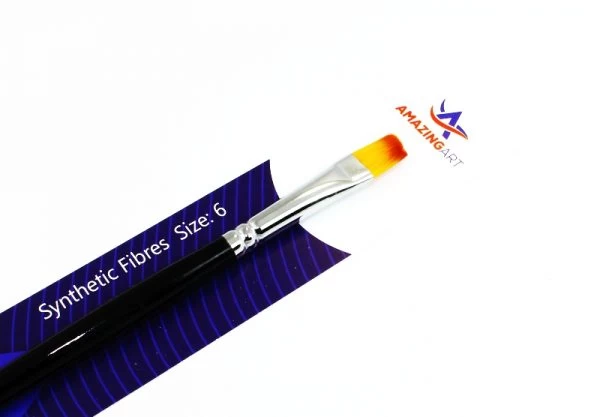 Amazing Art 13098 Pędzel Syntetyczny Ścięty 6