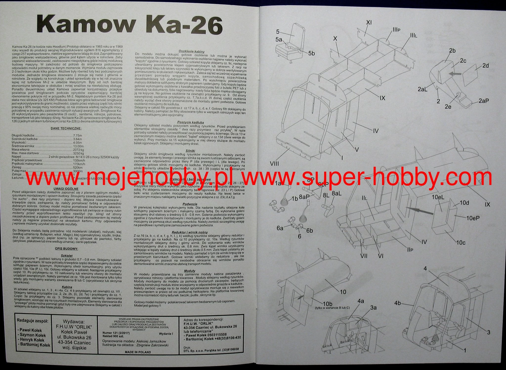 Orlik 121 Śmigłowiec KAMOW Ka-26 - Image 8