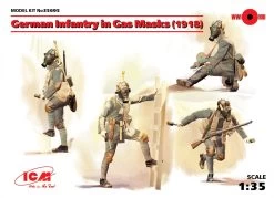 ICM 35695 German Infantry In Gas Masks (1918)