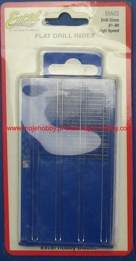 Excel Hobby Tools 55522 20 Assorted Drills (61-80) Index - Image 2