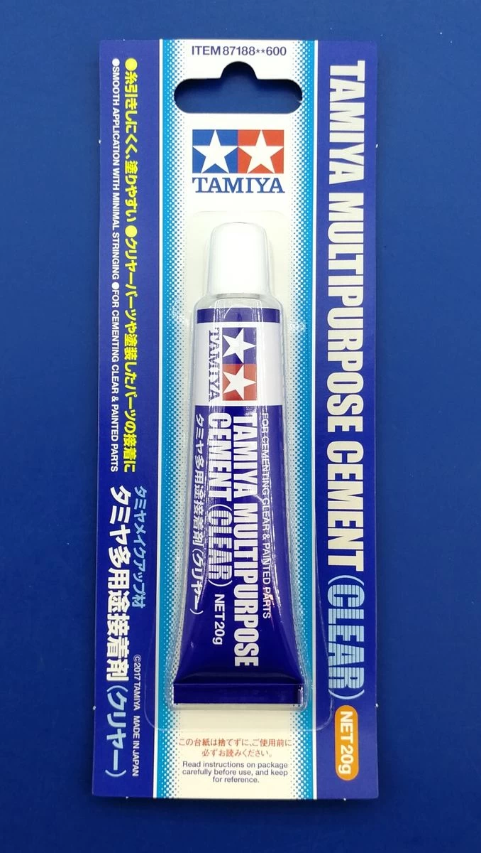 Tamiya 87188 Multipurpose Cement (clear) For Cementing Clear & Painted Parts