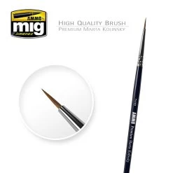 AMMO Of Mig Jimenez 8601 2/0 PREMIUM MARTA KOLINSKY ROUND BRUSH