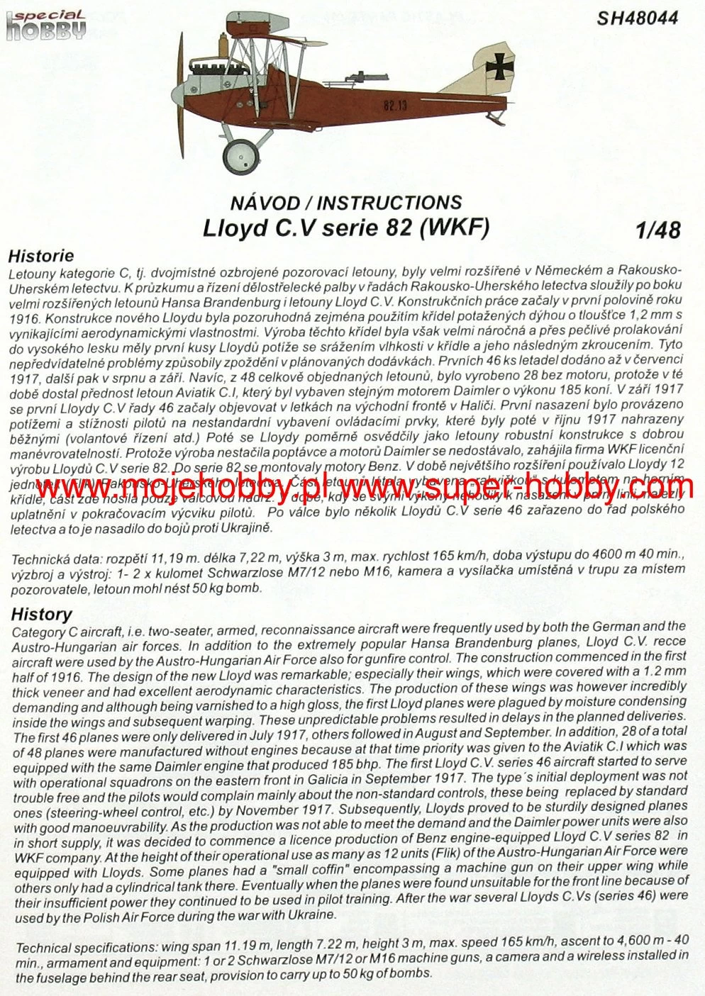 Special Hobby 48044 Lloyd C.V Series 82 - Image 4