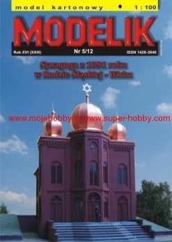 Modelik 05_12 SYNAGOGA W Rudzie Śląskiej-Wirku Z 1891 R