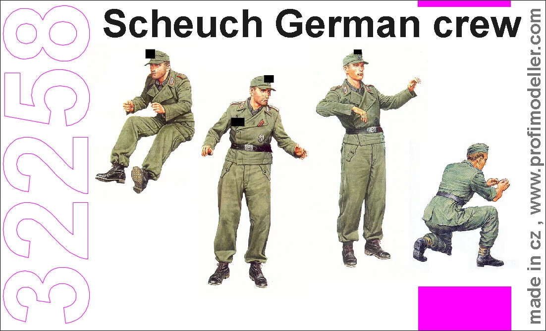 Profimodeller 32258P Scheuch German Crew