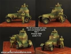 Scibor Monstrous Miniatures 72HM0022 Polish Wz.34 Crew Set 1