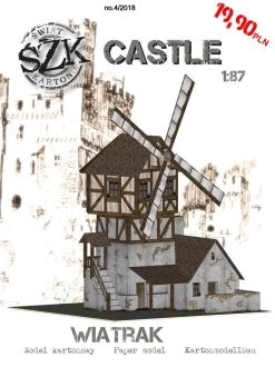 Świat Z Kartonu 04-2018 Wiatrak - Seria Castle