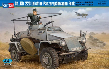 Hobby Boss 82443 Sd.Kfz. 223 Leichter Panzerspahwagen Funk - Image 2