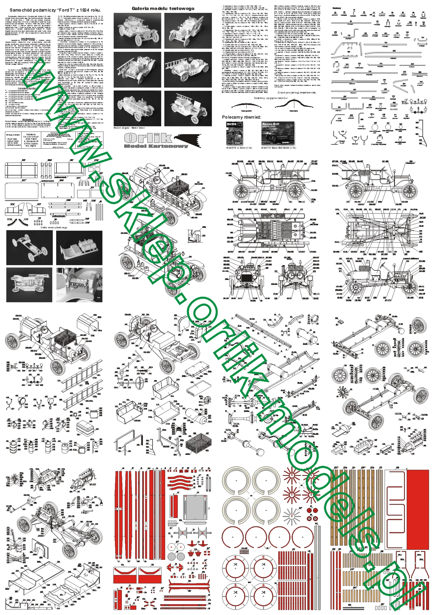 Orlik 148 Ford T Samoch贸d Po偶arniczy Z 1924r. - Image 2