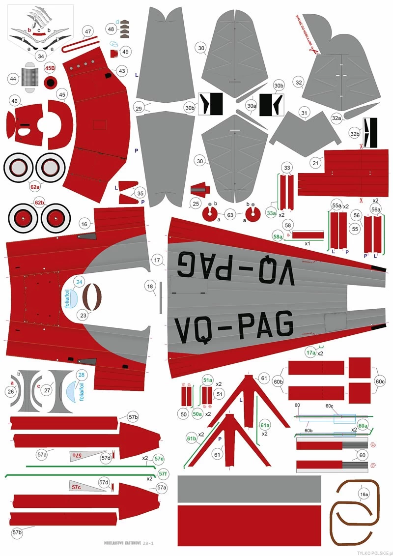Modelarstwo Kartonowe 028 RWD-8 'VQ-PAG' - Image 2