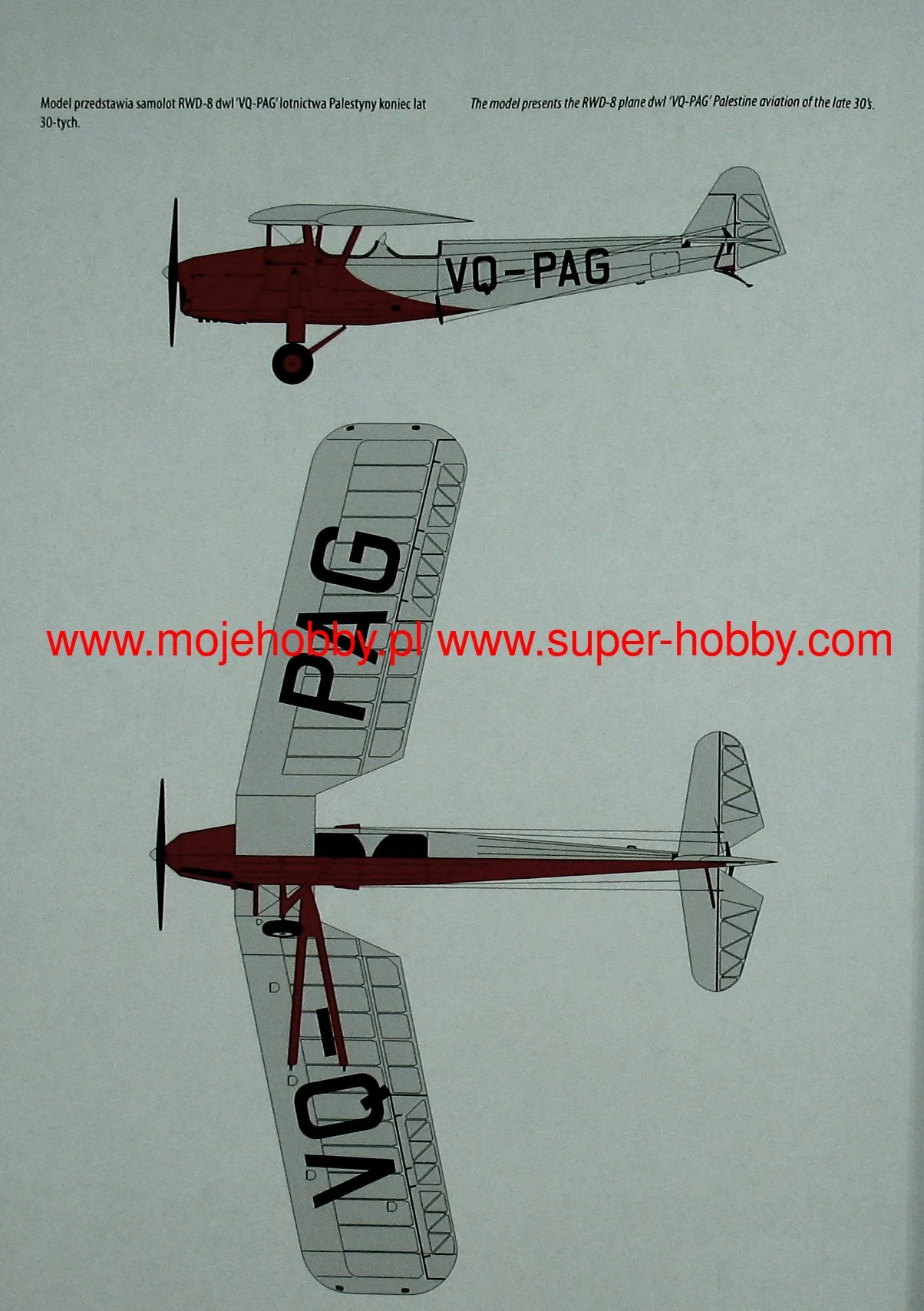 Modelarstwo Kartonowe 028 RWD-8 'VQ-PAG' - Image 6