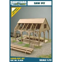 ShipYard ZL038 Saw Pit Skala 1:72