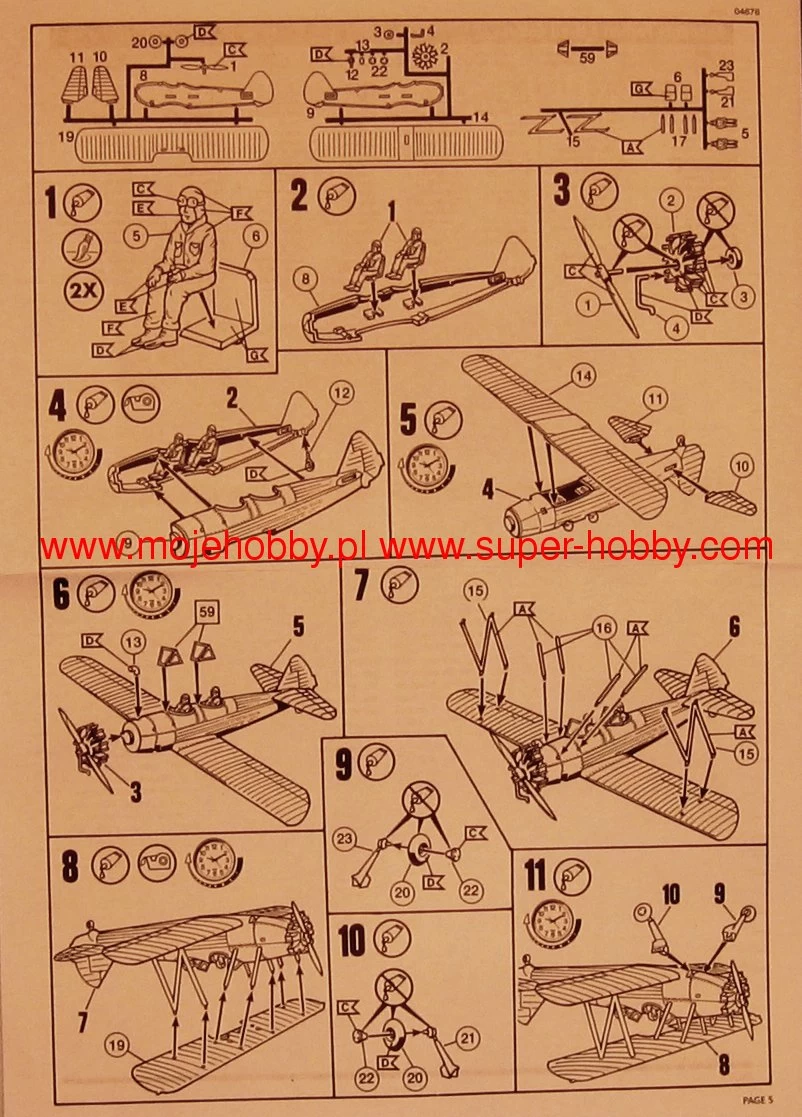 Revell 64676 Stearman Kaydet (Model Set) - Image 4