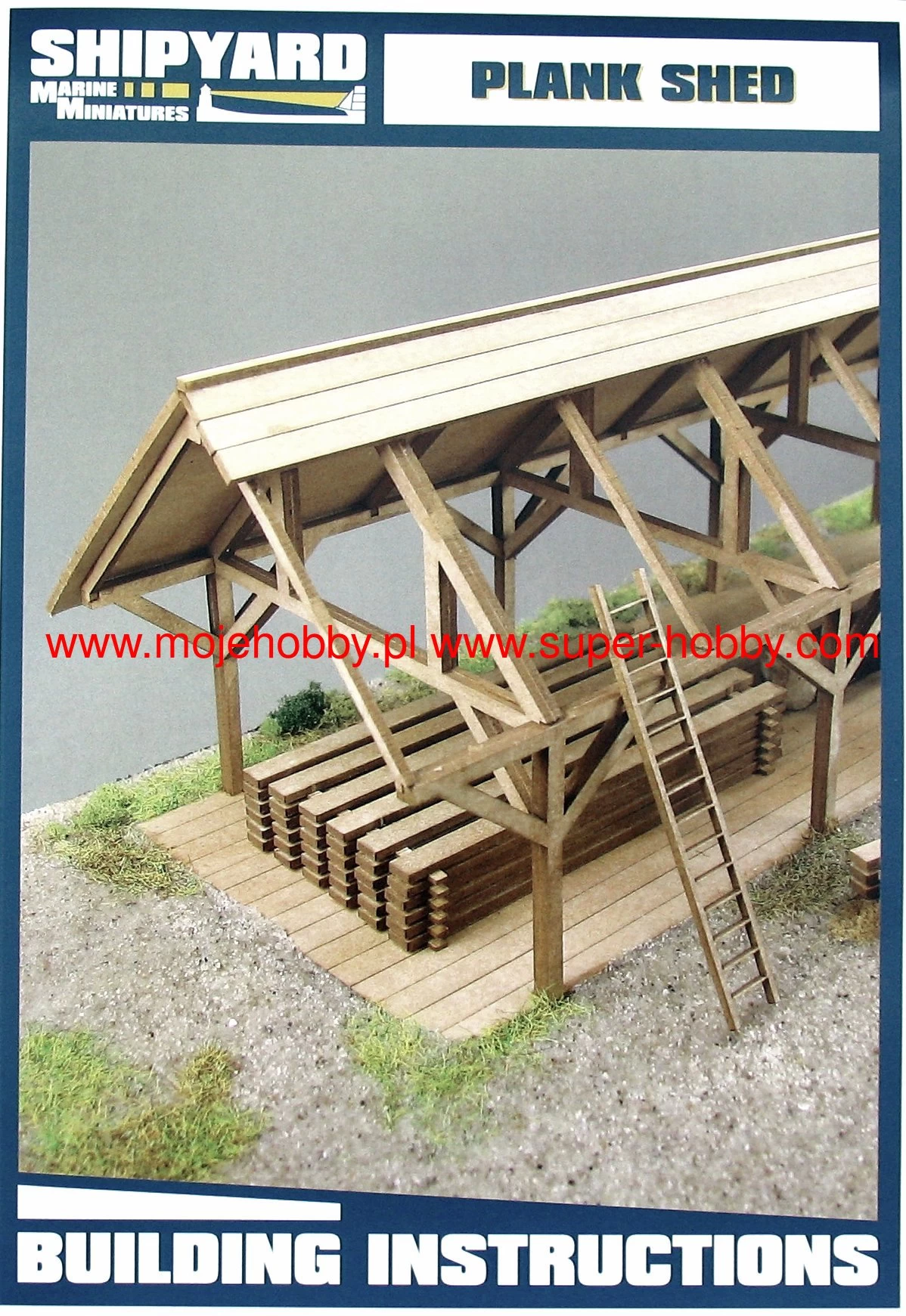 ShipYard ZL040 Plank Shed Skala 1:72 - Image 6