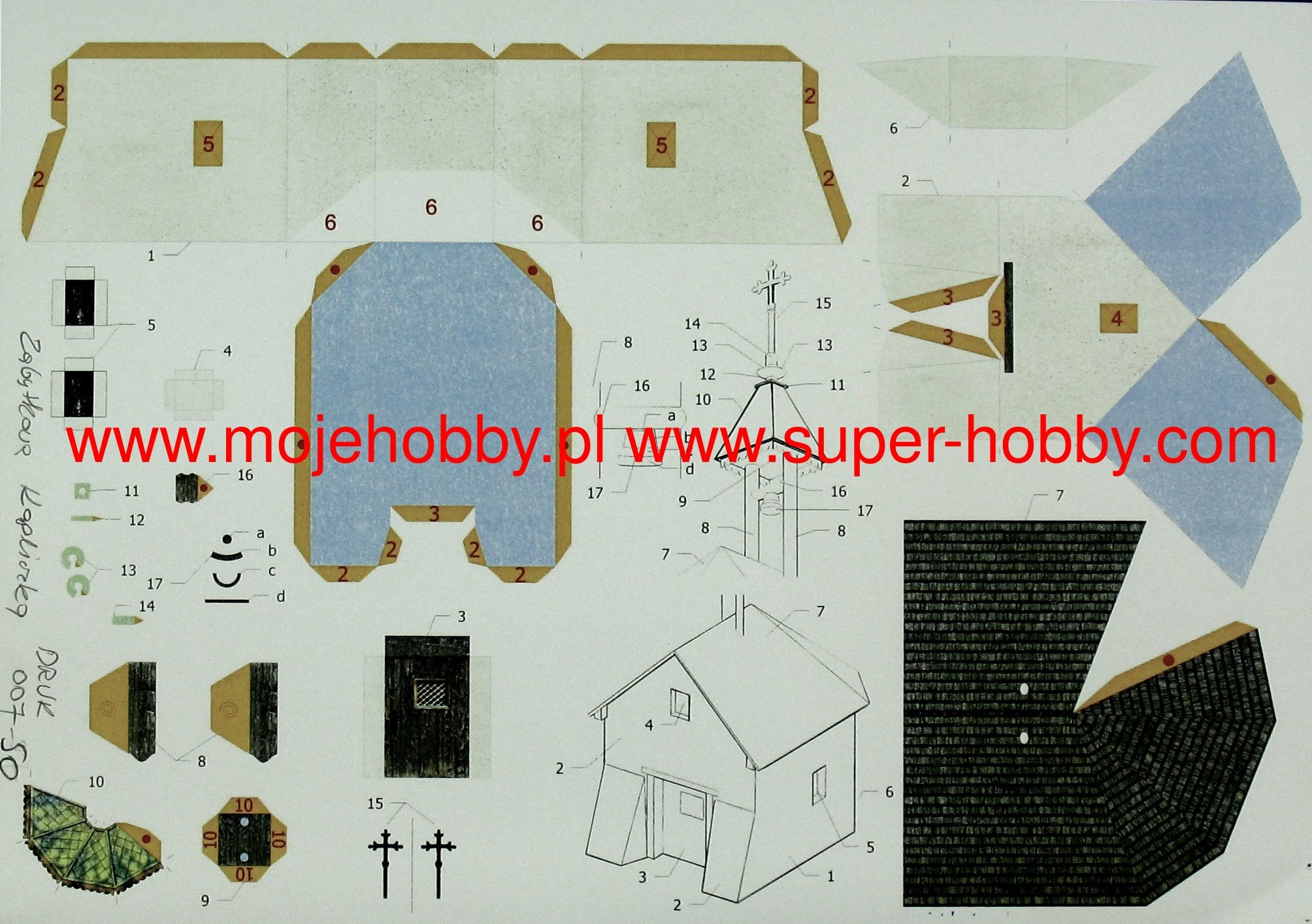 Świat Z Kartonu DRUK007-50 Świat Z Kartonu DRUK007 Zabytkowa Kapliczka Z XVIII W. - Image 2