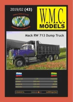WMC 043 Mack RW 713 Dump Truck