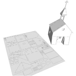 Świat Z Kartonu 3D003 Kapliczka Bobrowniki - PUZZLE 3D