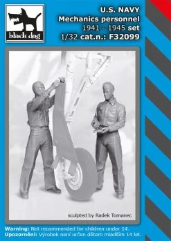 Black Dog F32099 US NAVY Mechanics Personnel 1941-45 Set