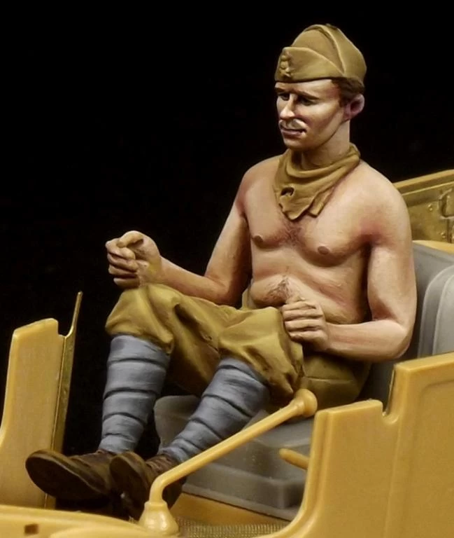 The Bodi Miniatures 35094 Italian Driver In Africa For 508 CM Coloniale WWII - Image 2
