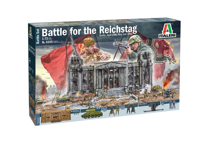 Italeri 6195 Battle For The Reichstag 1945 - BATTLE SET