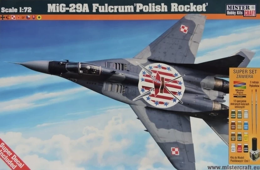 MisterCraft D97s MiG-29A Fulcrum 'Polish Rocket' - Model Set