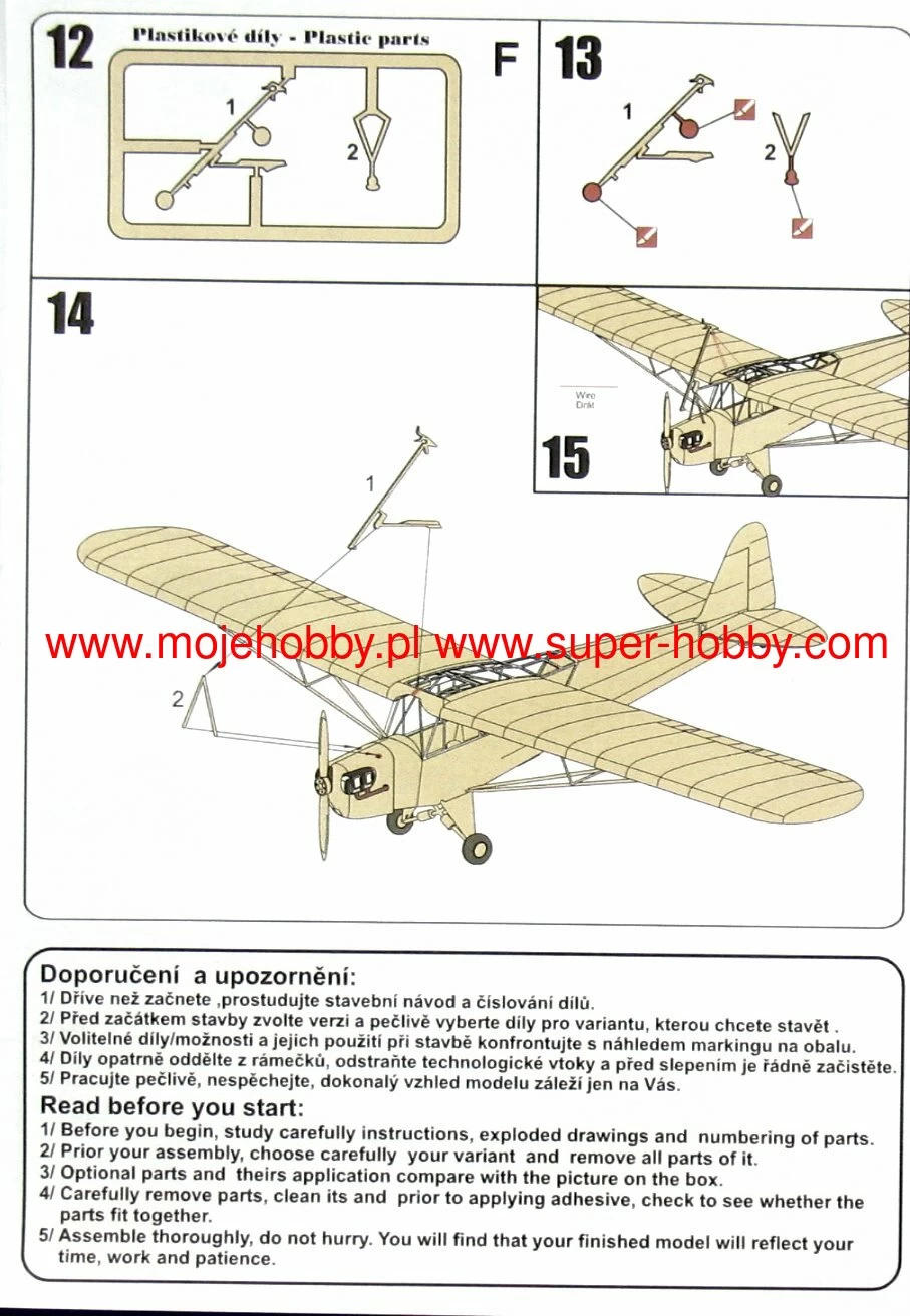 DISCONTINUED Kovozavody Prostejov 72191 Piper L-4 "Grasshopper" W/Brodie Hook - Image 7