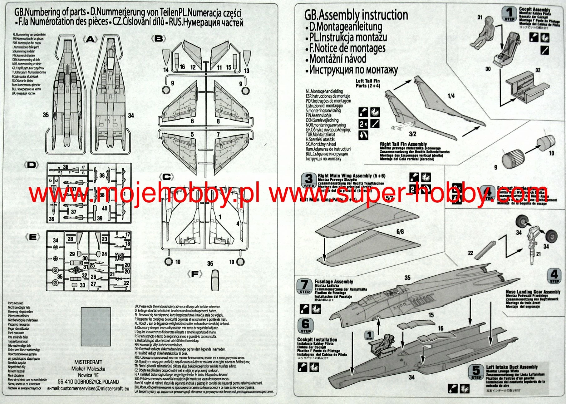 MisterCraft D97s MiG-29A Fulcrum 'Polish Rocket' - Model Set - Image 8