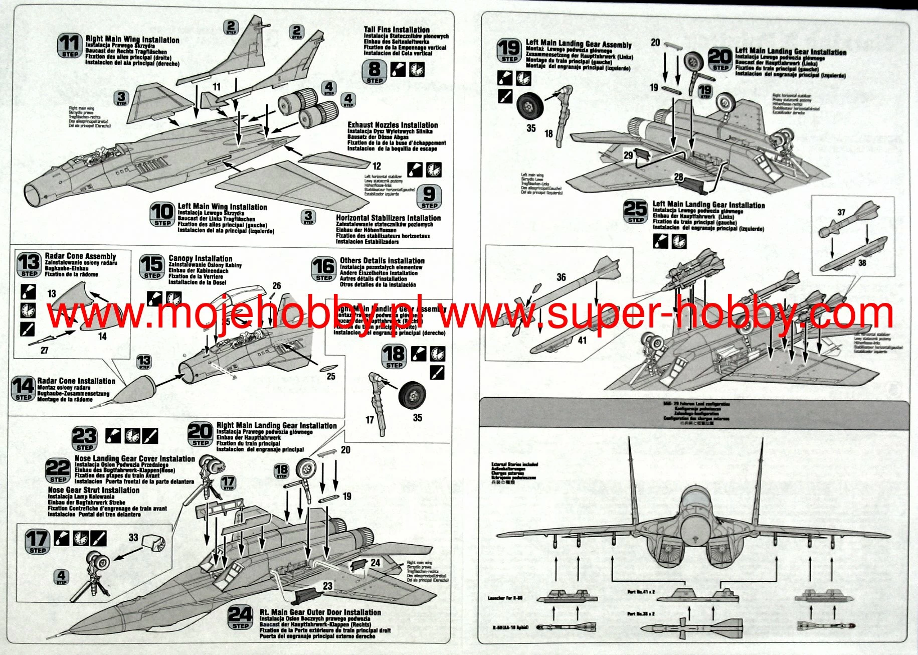 MisterCraft D97s MiG-29A Fulcrum 'Polish Rocket' - Model Set - Image 9