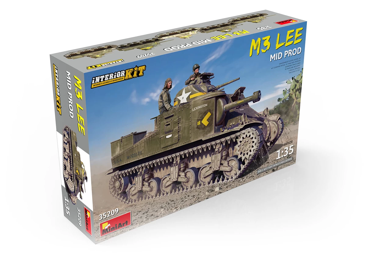MiniArt 35209 M3 Lee Mid Prod. With Interior Kit - Image 4