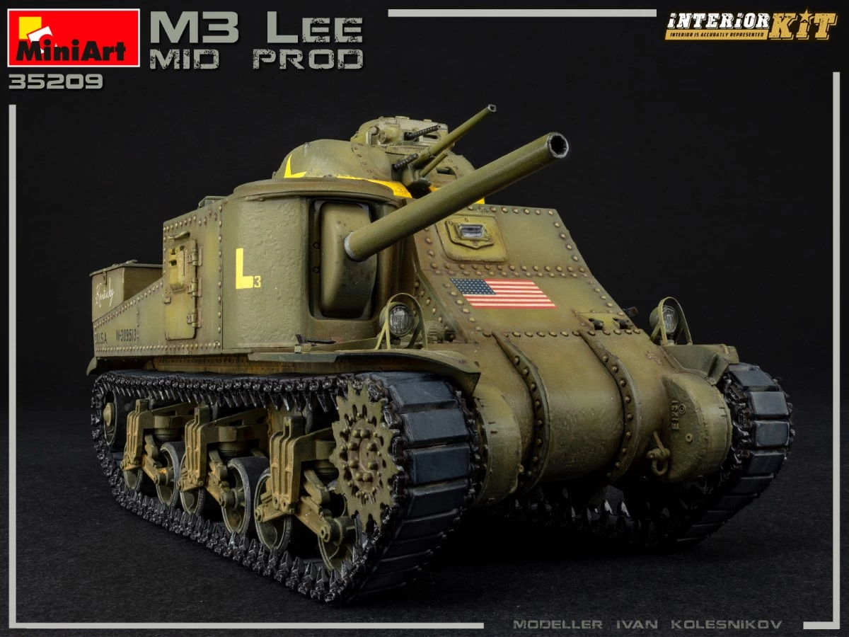 MiniArt 35209 M3 Lee Mid Prod. With Interior Kit - Image 6