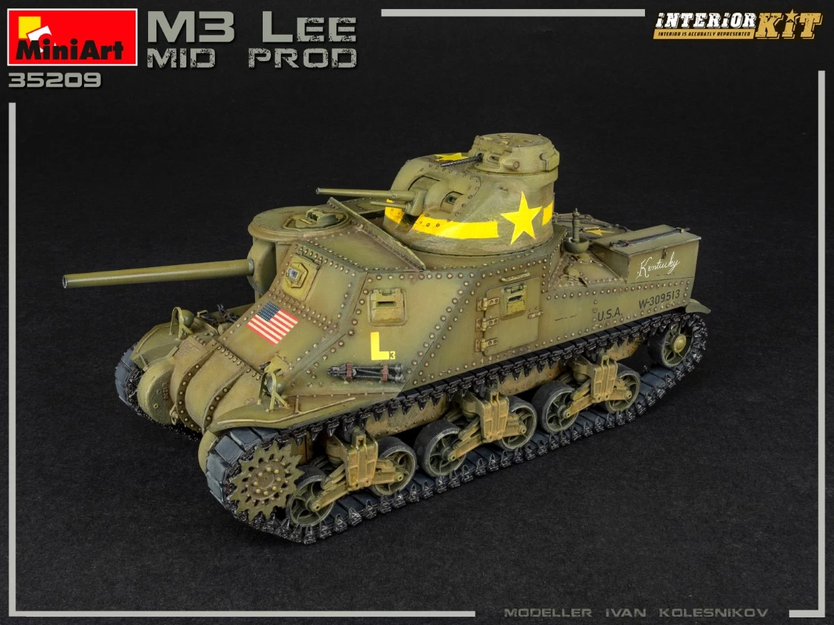 MiniArt 35209 M3 Lee Mid Prod. With Interior Kit - Image 10