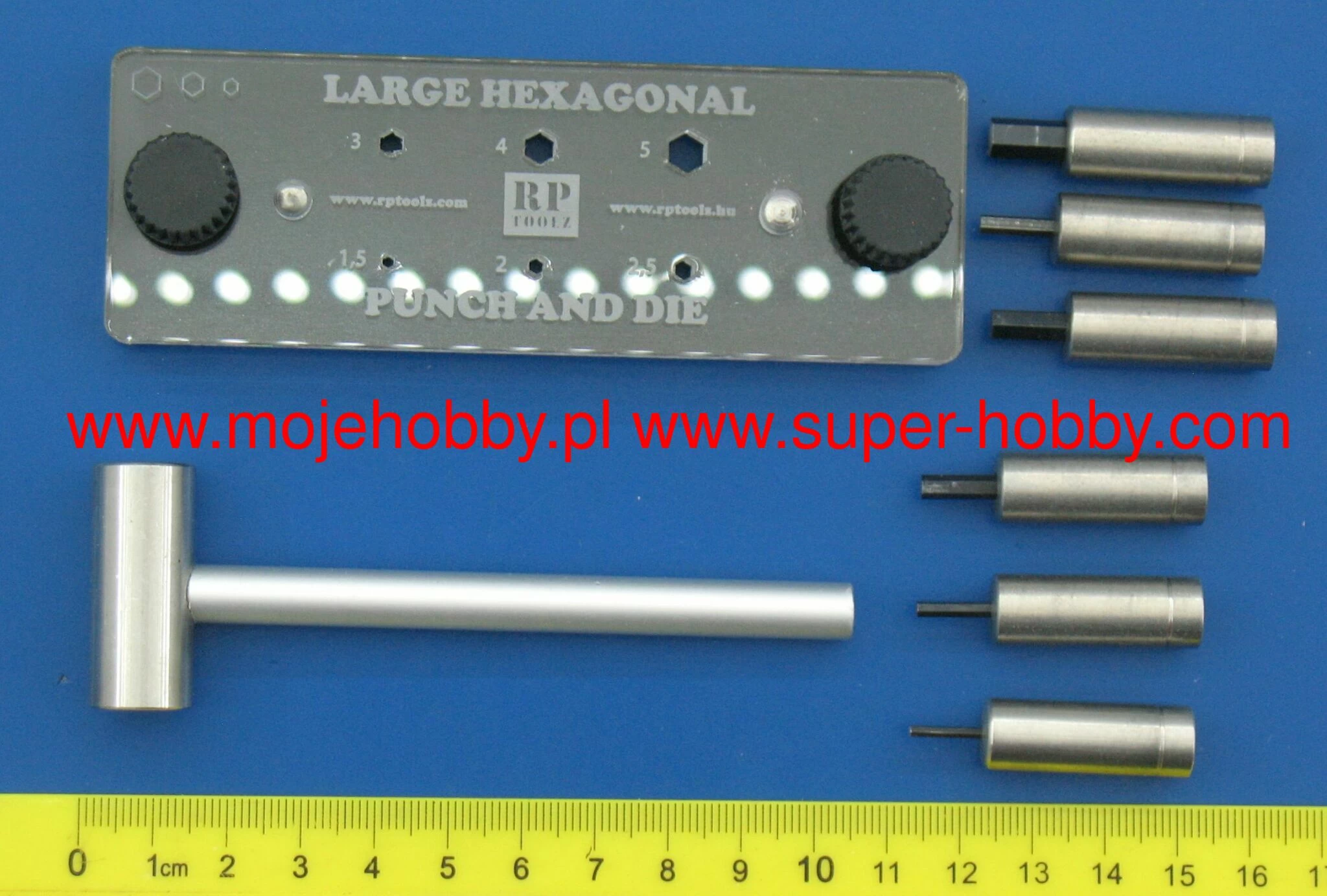 RP TOOLZ RP-LHPD Large Hexagonal Punch And Die Set - Image 2