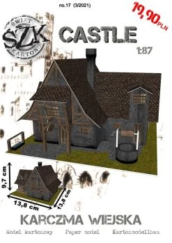 Świat Z Kartonu SC017 Karczma Wiejska