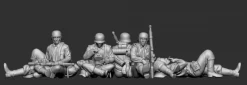 Germania-Figuren WW2-143 German Army - Resting Infantry 01