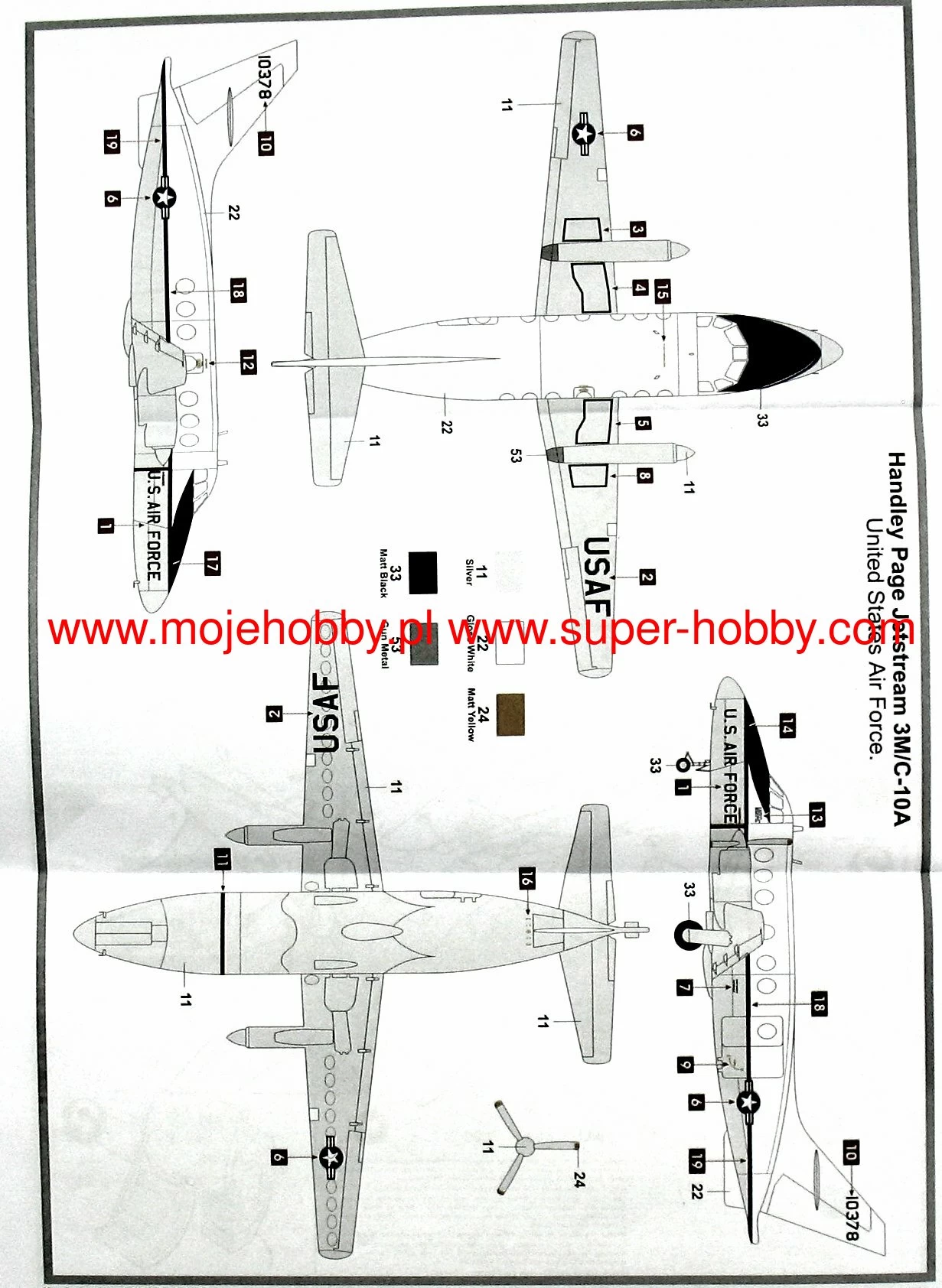 Airfix 03012V Handley Page Jetstream - Image 10
