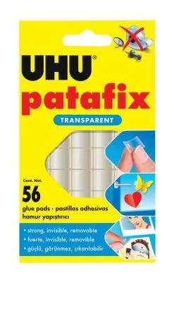 UHU® UHU 37155 UHU Patafix Płatki INVISIBLE 56 Płatków