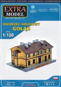 Extra Model 033 8/2017 Dworzec Kolejowy Gołąb