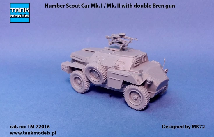 Tank Models Hobby Shop TM72016 Humber Scout Car Mk. I/ II - Image 2