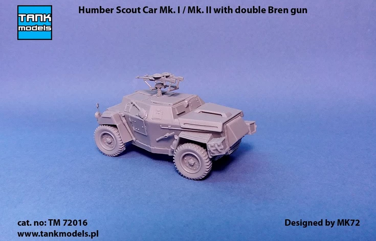Tank Models Hobby Shop TM72016 Humber Scout Car Mk. I/ II - Image 3