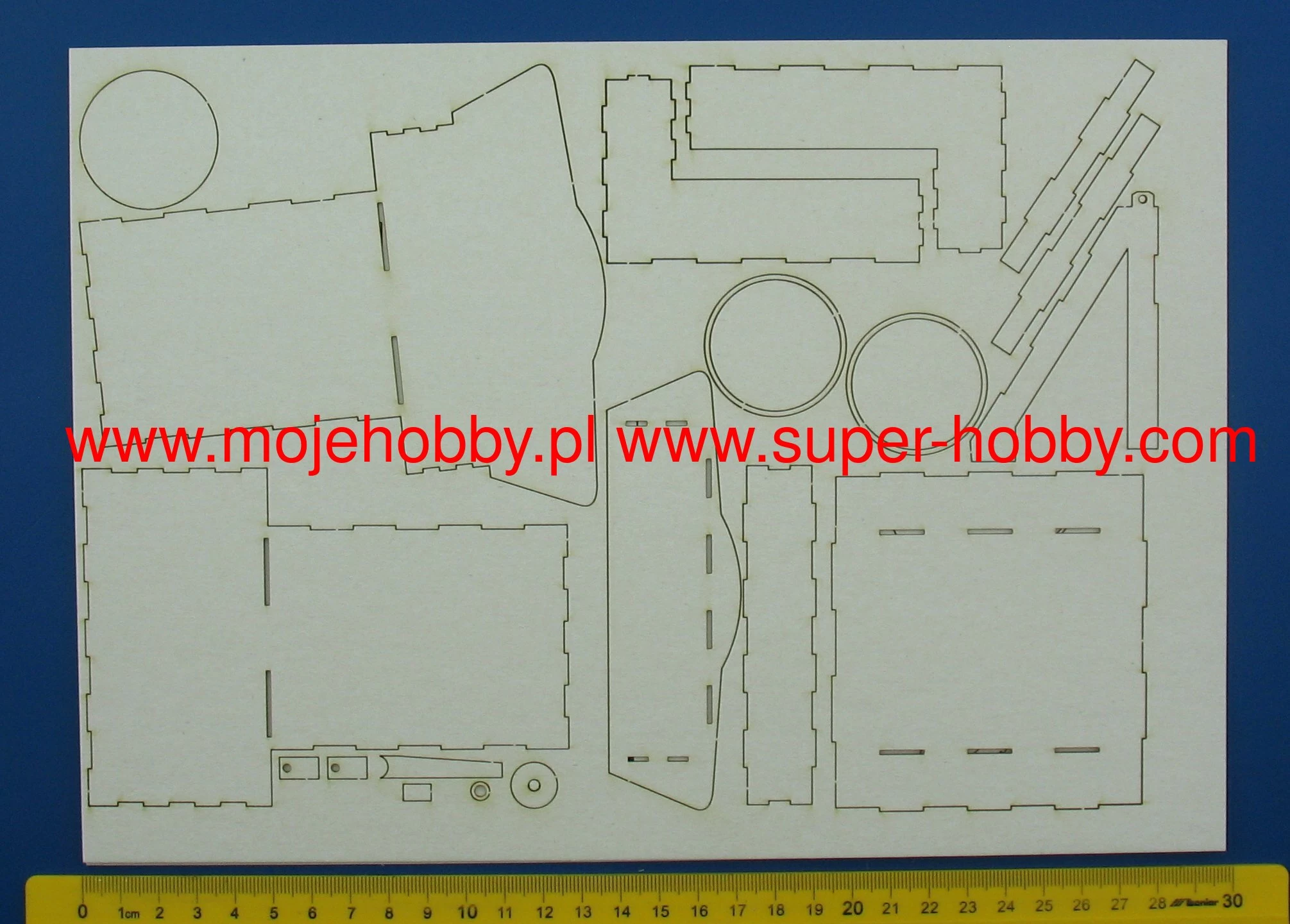Świat Z Kartonu 060W Wręgi Do Polskiego Pojazdu Opancerzonego Z 1919r KRESOWIEC - Image 2